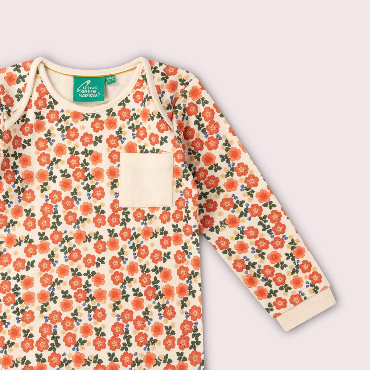 Organic Cotton T-Shirt & Jogger Playset - Pink, Petals