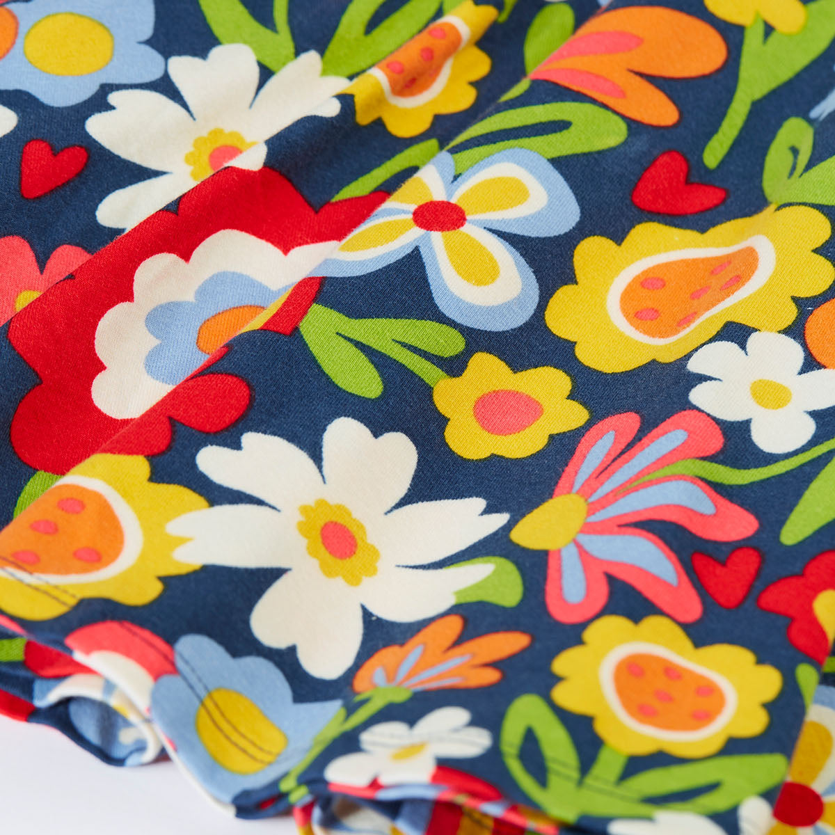 Organic Cotton Long Sleeve Skater Dress - Beautiful Bunch