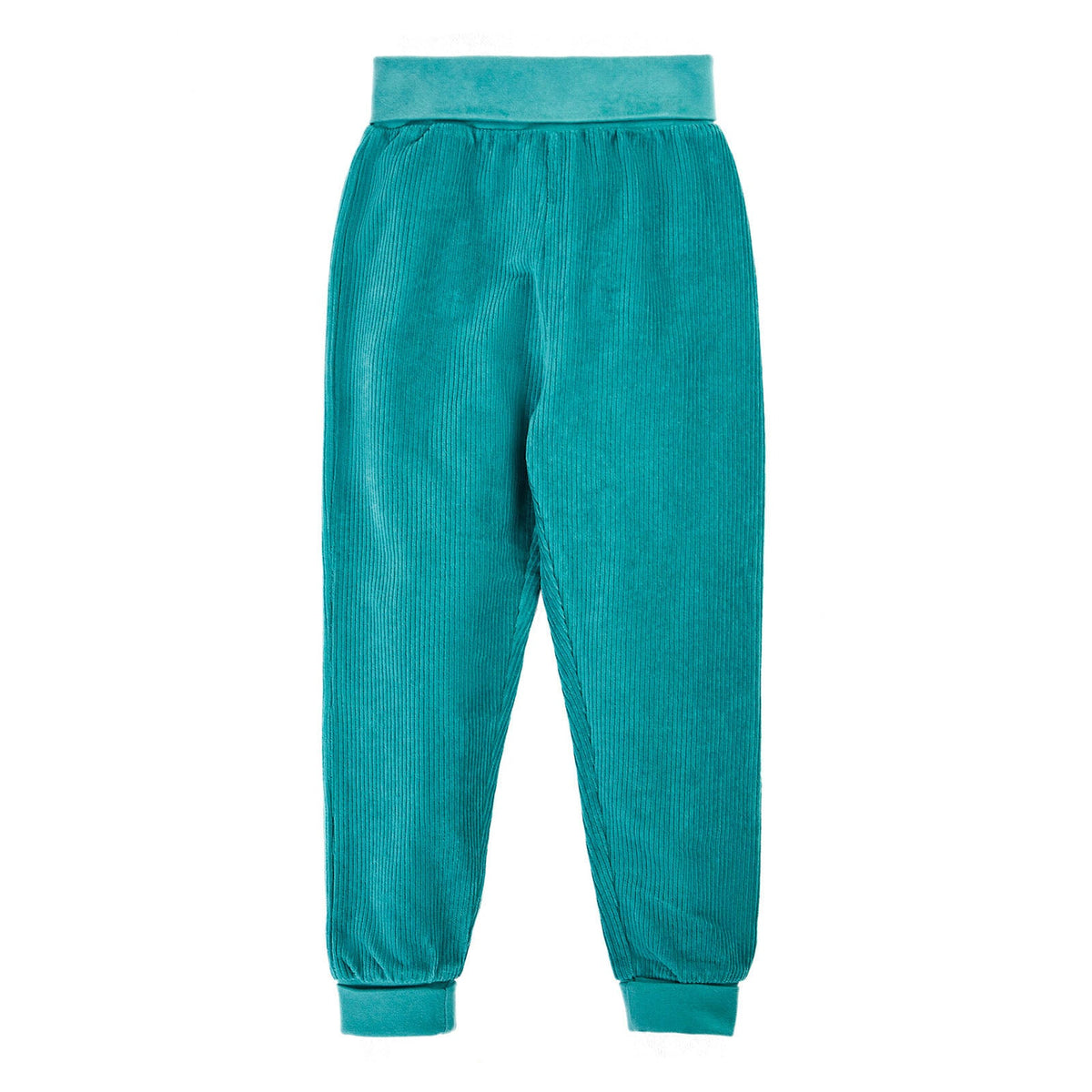 Organic Cotton Corduroy Pants- Teal