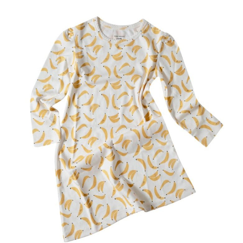 Organic Cotton Nightgown - Bananas