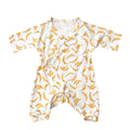 Organic Cotton Kimono Onesie - Banana Print