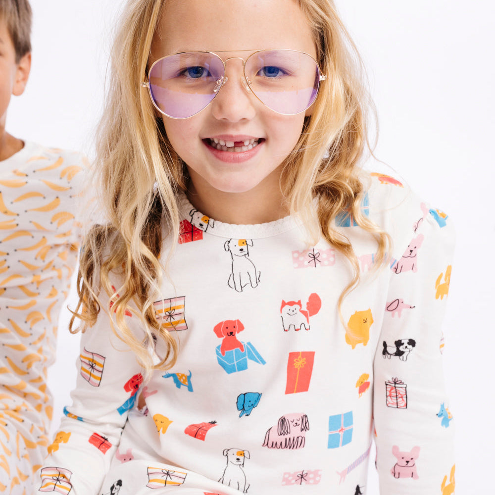 Organic Cotton Nightgown - Puppy Party