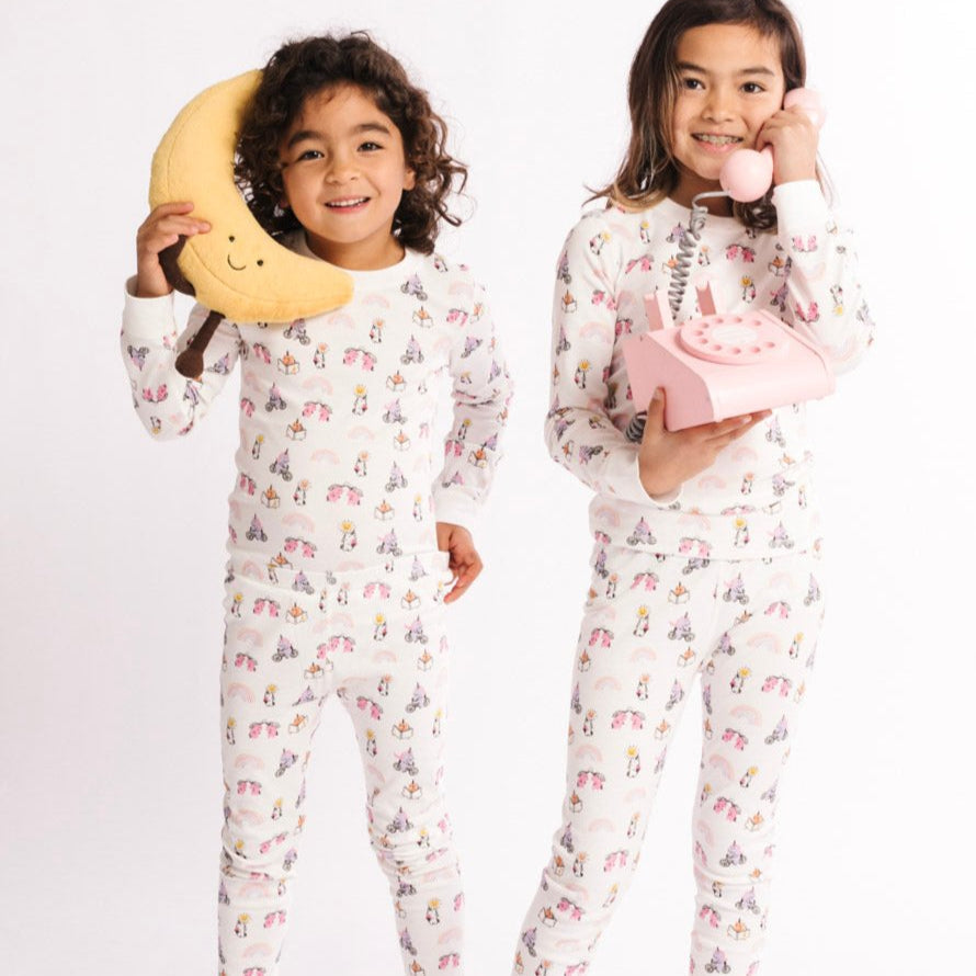 Organic Cotton Pajama Set - Unicorn