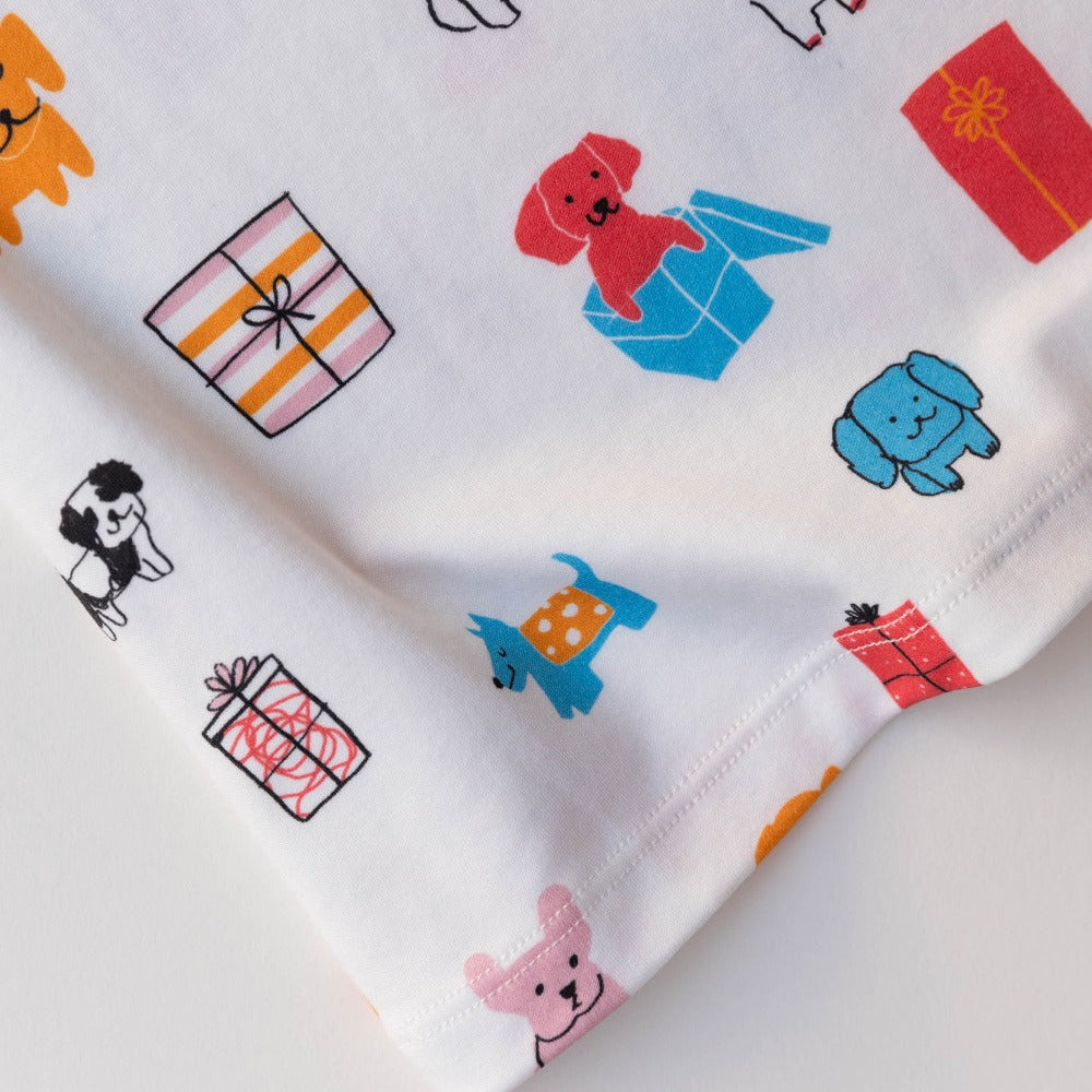 Organic Cotton Nightgown - Puppy Party