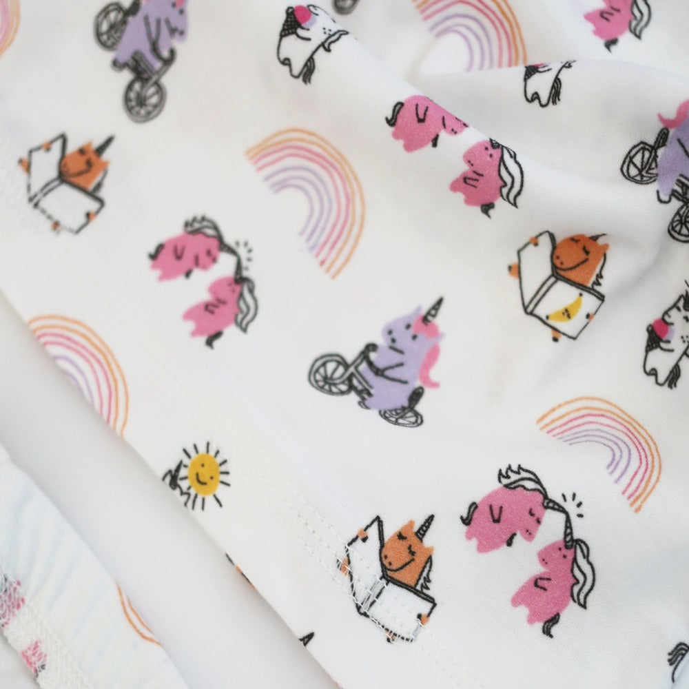 Organic Cotton Pajama Set - Unicorn
